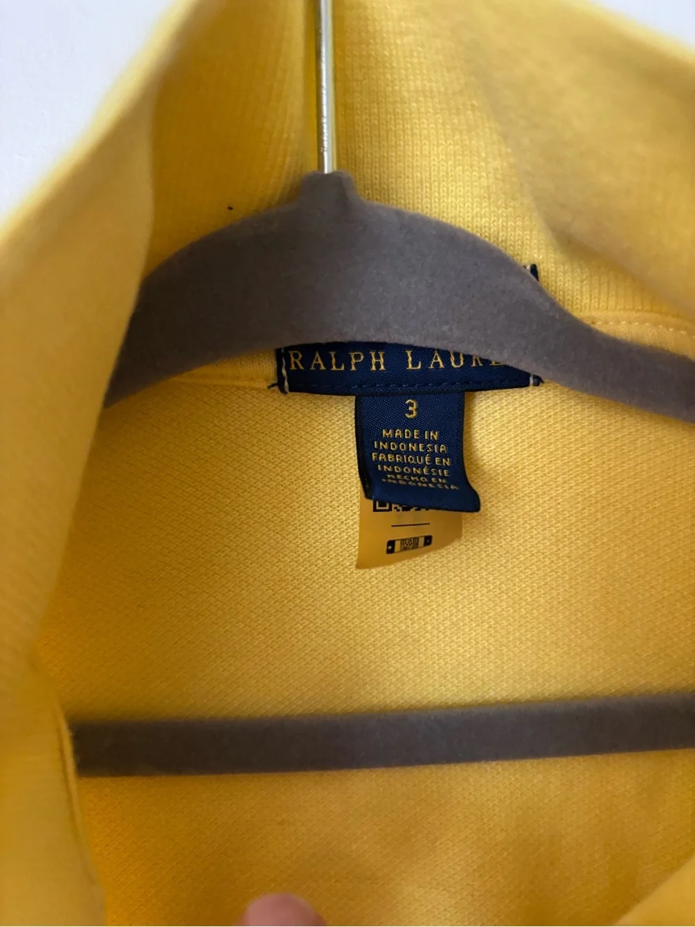 Ralph Lauren Bright Yellow Boys Polo with Embroidered Pony